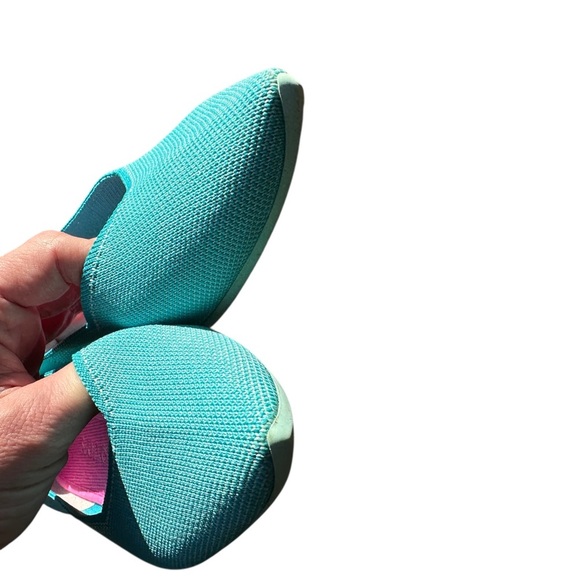 Rothy's Vibrant Teal Flats pointed toe size 10.5 EUC - Picture 7 of 8
